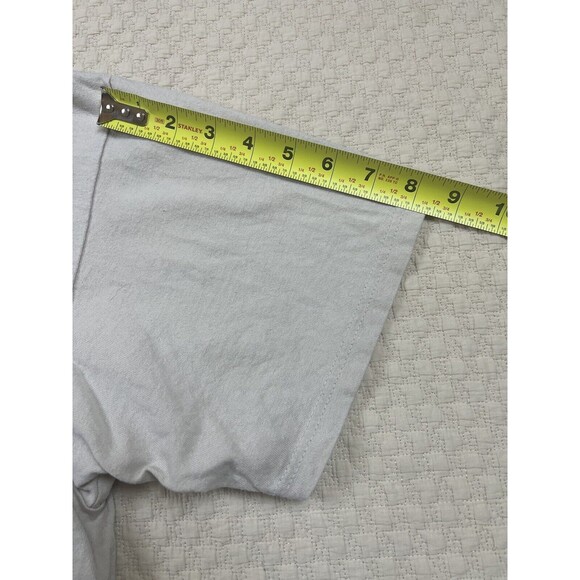 90s Calvin Klein Ride Hard Shirt Short Sleeve Tee Motorcycle | Cream | Size XL - Picture 10 of 10